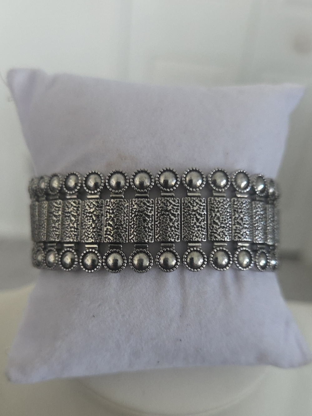 Paparazzi Rustic Rythm Silver Bracelet NWT